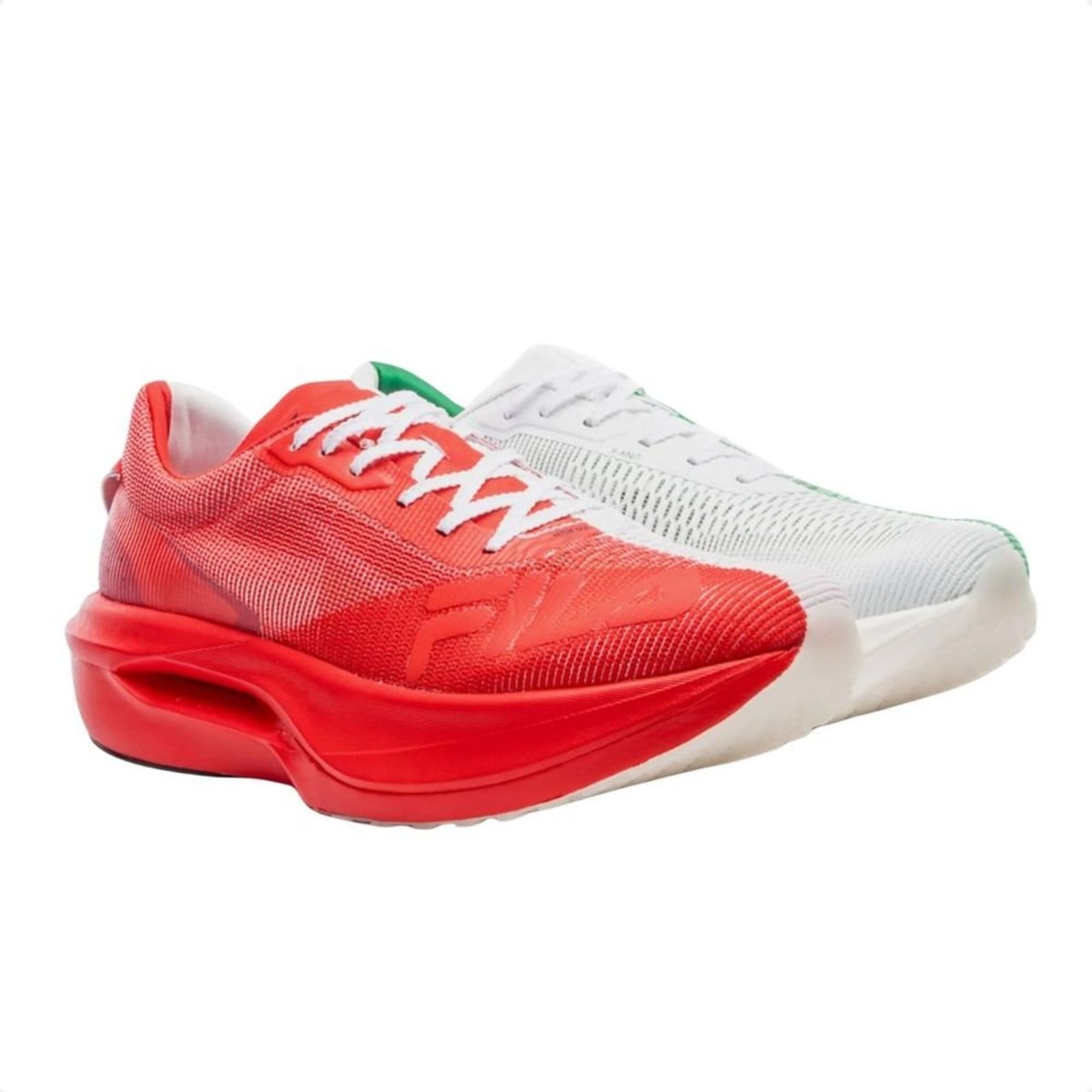 Vista 2 Tenis Running Masc Fila Racer Carbon 3 branco carbon Fila branco carbon