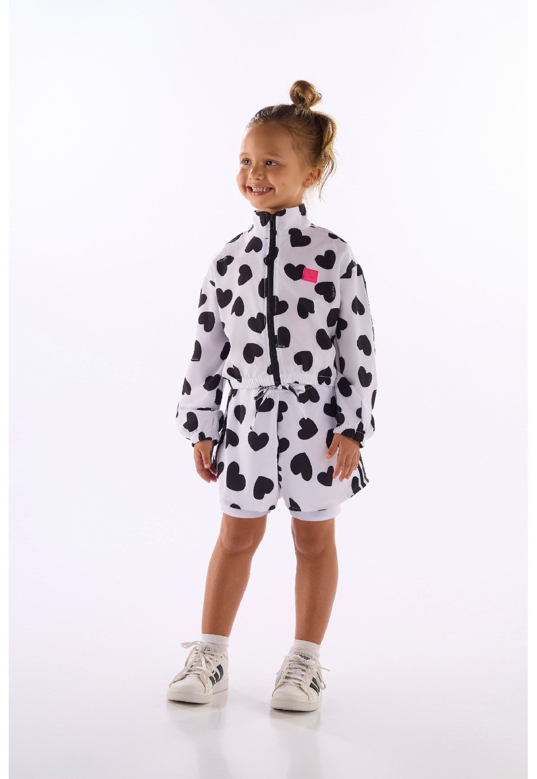 Infantil - Conjunto Jaqueta e Short Quimby Branco