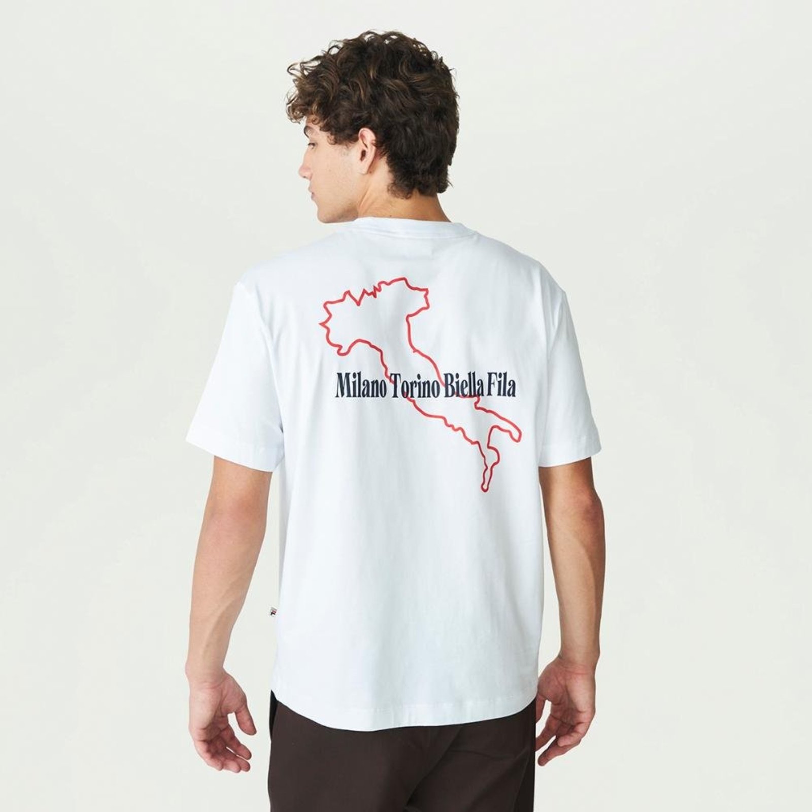 Camiseta Fila Comfort Italia Graphic Masculina Incolor