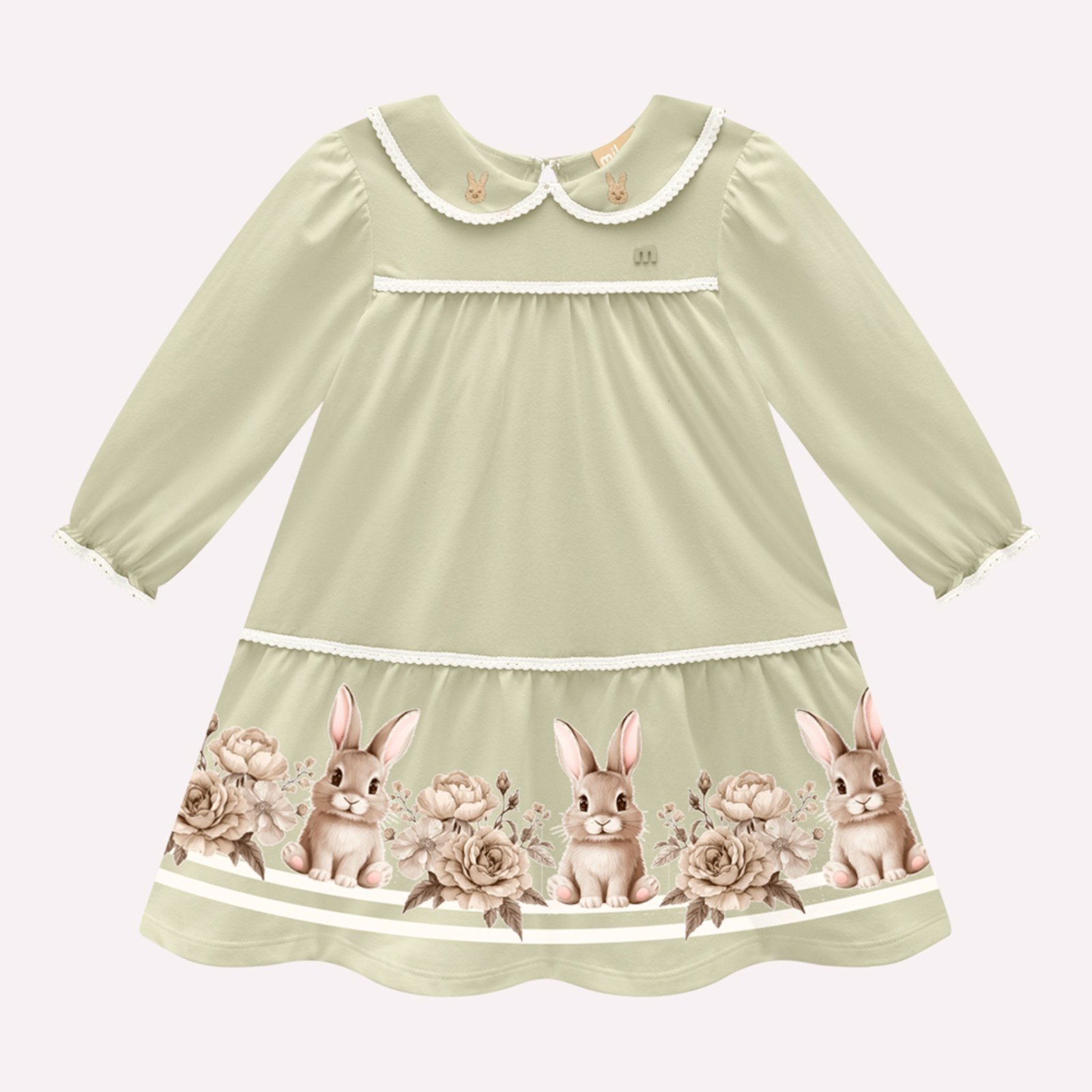 Infantil - Vestido Menina Coelinhos Milon