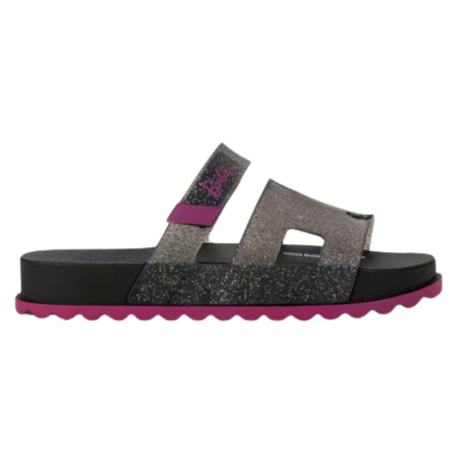 Vista 2 Infantil - Slide Grendene Barbie Glam 23200 Grendene preto Grendene preto