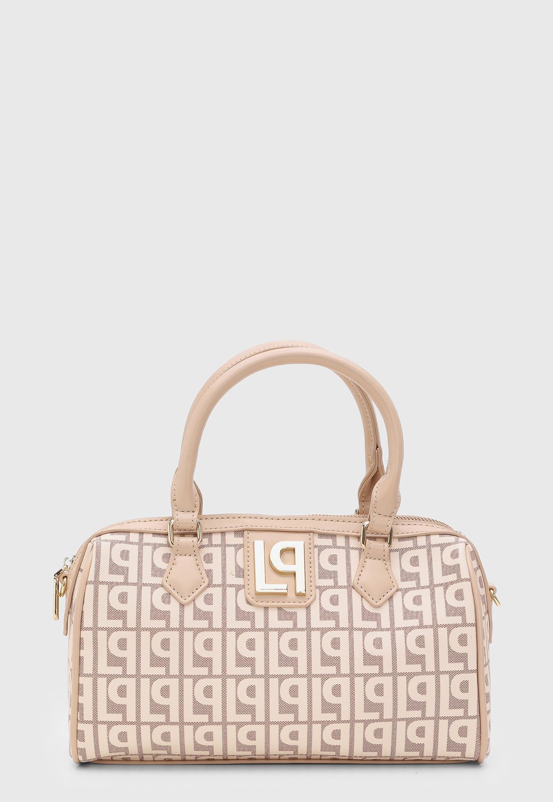 Bolsa Feminina Lança Perfume Monograma Nude