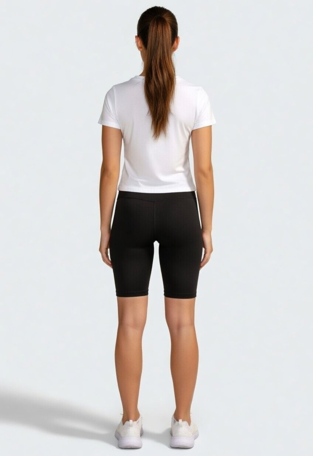 Vista 3 Bermuda Esportiva D Bell Outlet Fashion Cós Alto Fitness preto D BELL OUTLET FASHION preto