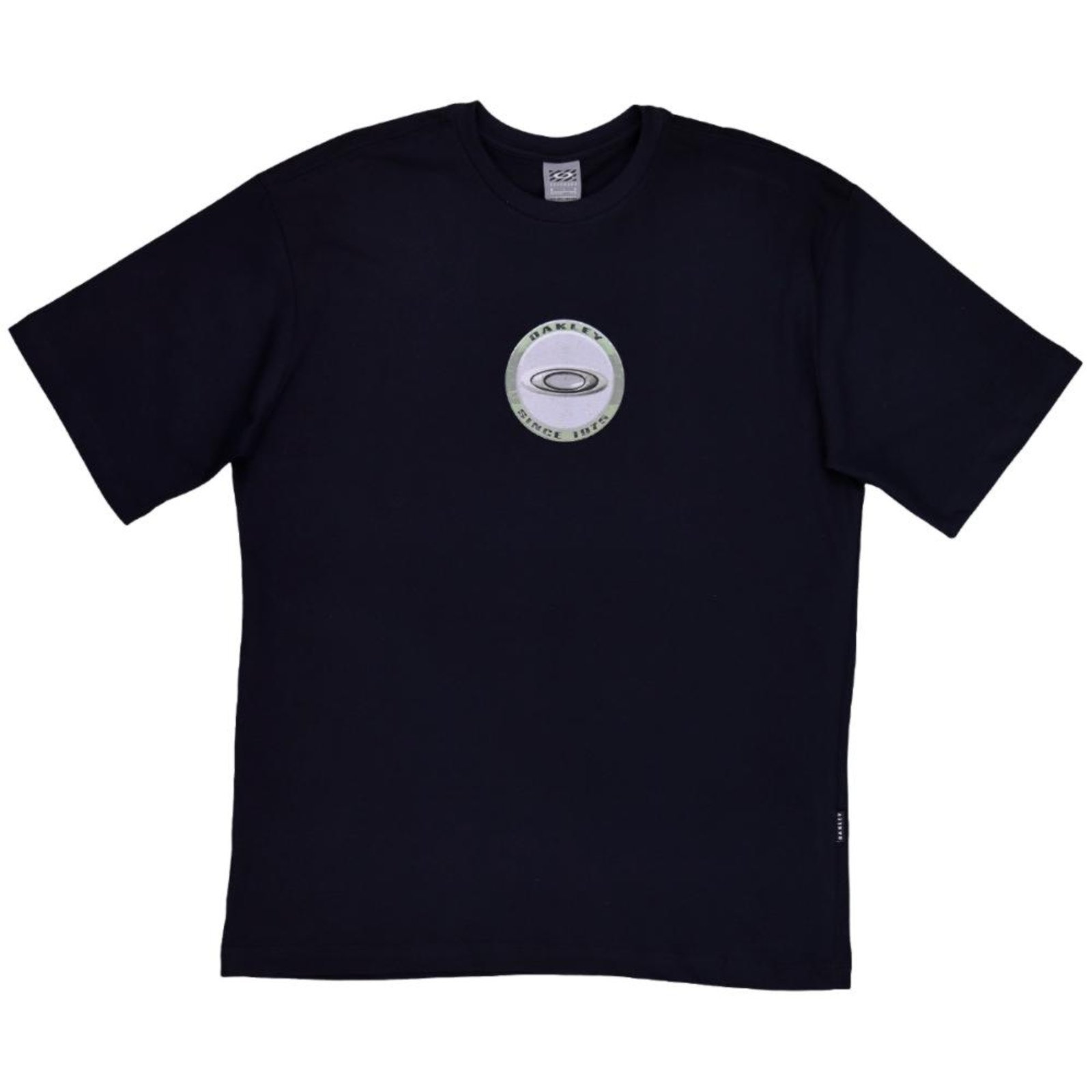 Camiseta Oakley Lançamento Heritage Metal Tee Blackout