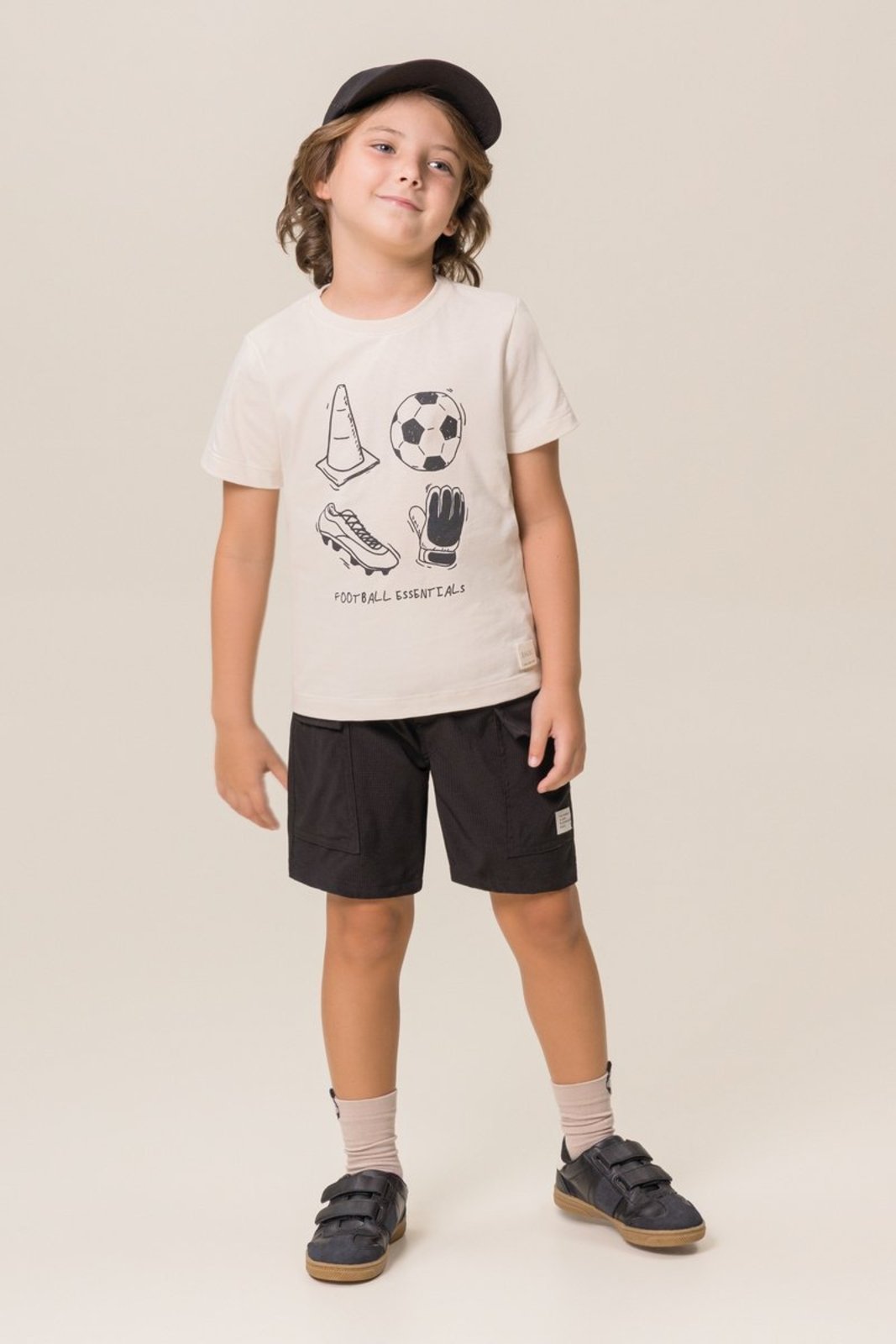 Infantil - Bermuda Bugbee em Tecido
