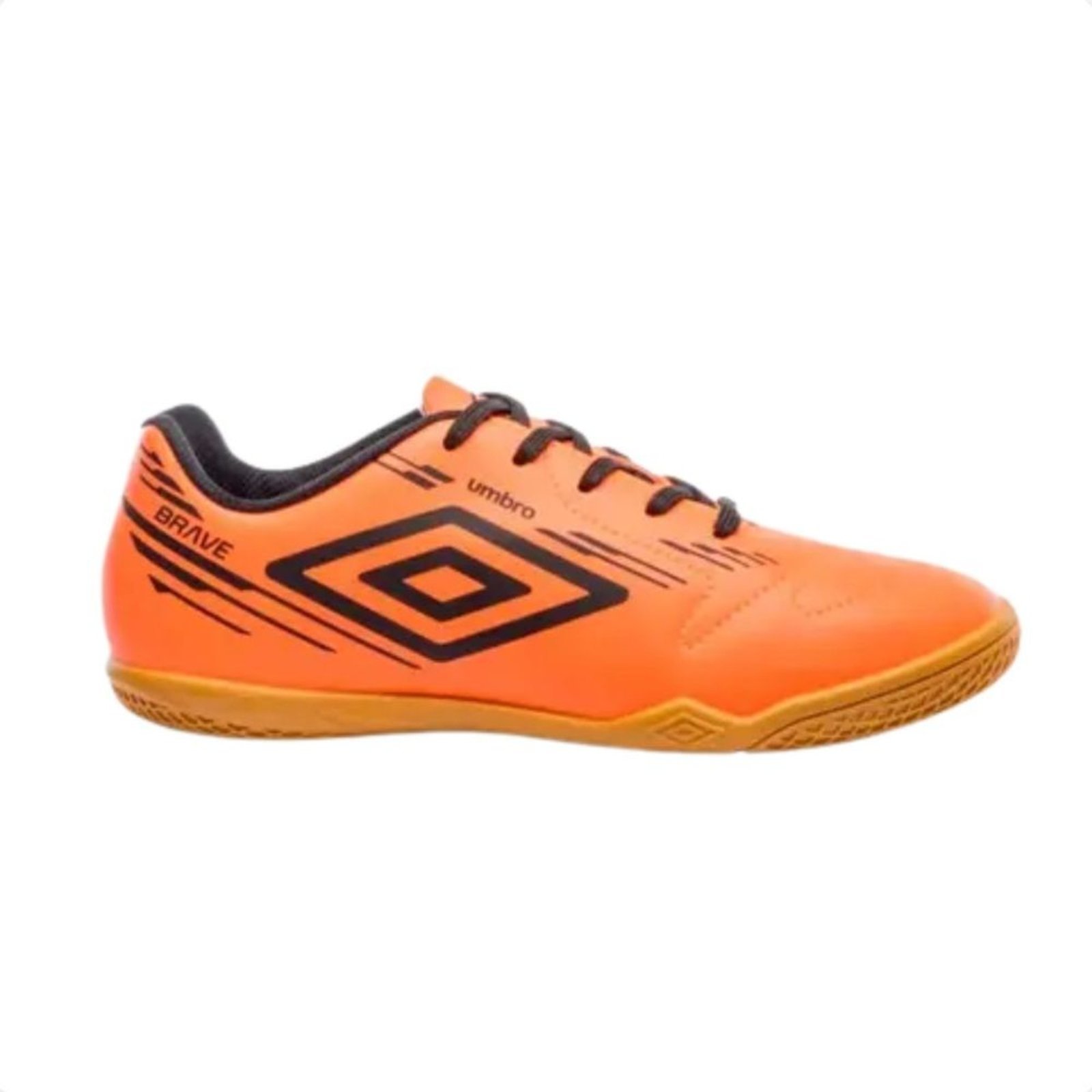Vista 2 Chuteira Indoor Masculina Umbro Brave Jr laranja Umbro laranja