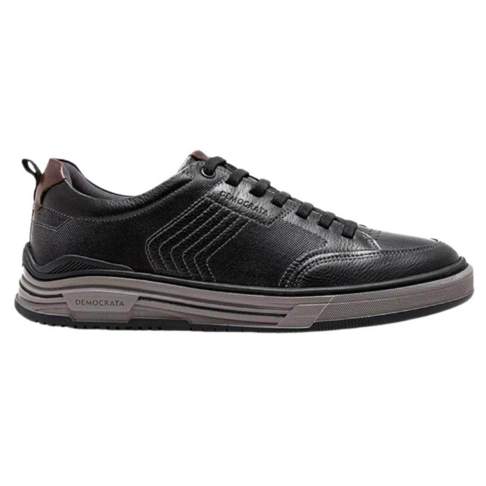 Sapatenis Democrata Denim Dylan Preto 640101-001