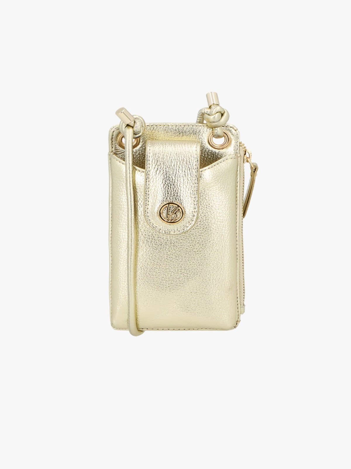 Bolsa Luiza Barcelos Porta Celular Dourada