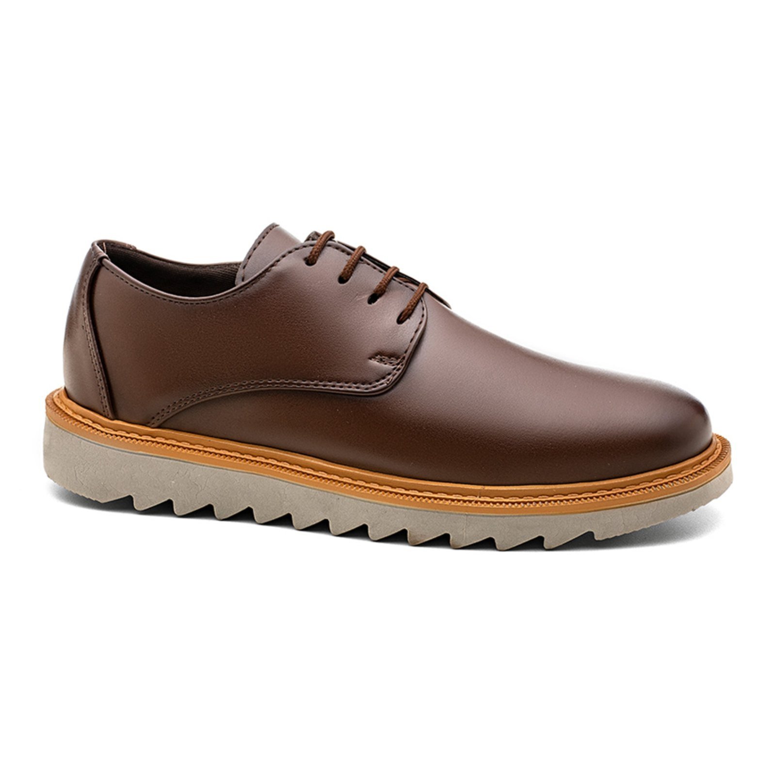Sapato Masculino Casual Derby Tratorado Premium CNZ