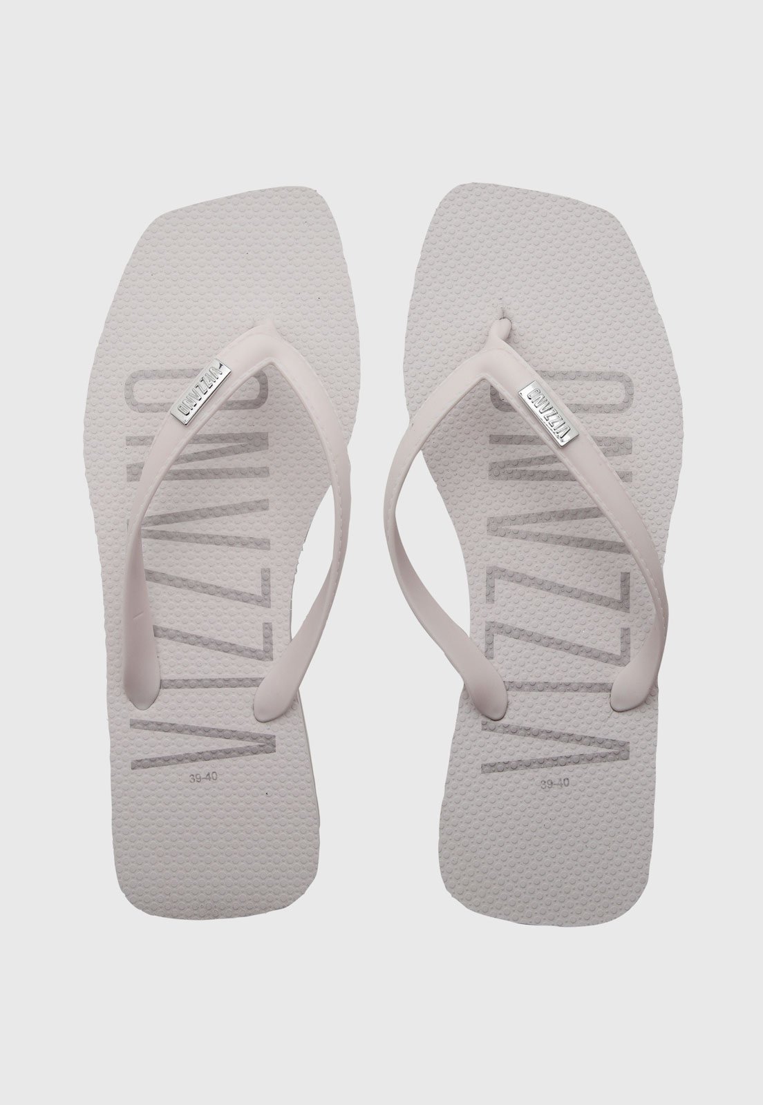Chinelo Feminino Vizzano Tiras Finas Off-White
