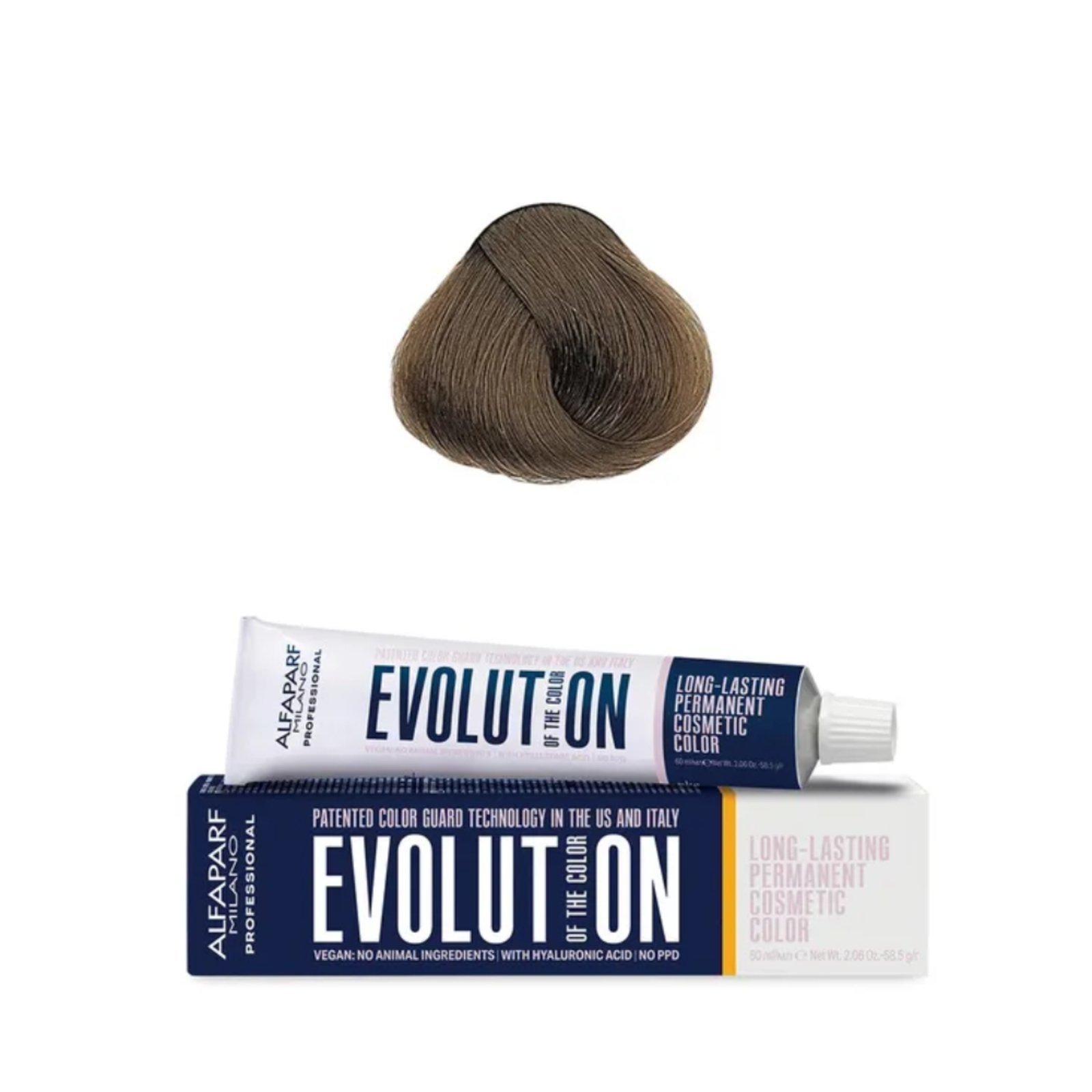 Coloração Alfaparf Milano Evolution Of The Color 60ml 7.31 Louro Médio Dourado Cinza