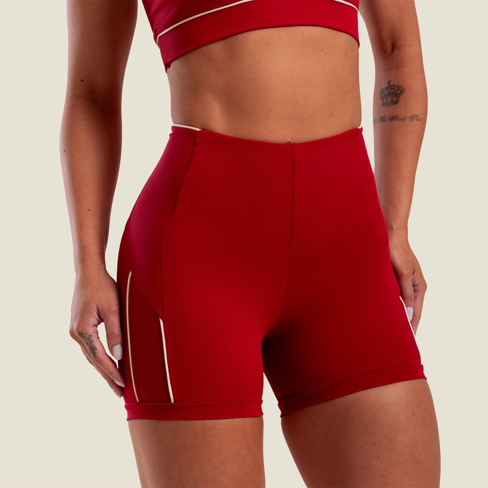 Short Purpose Vermelho Rubi Poliamida Donna Carioca
