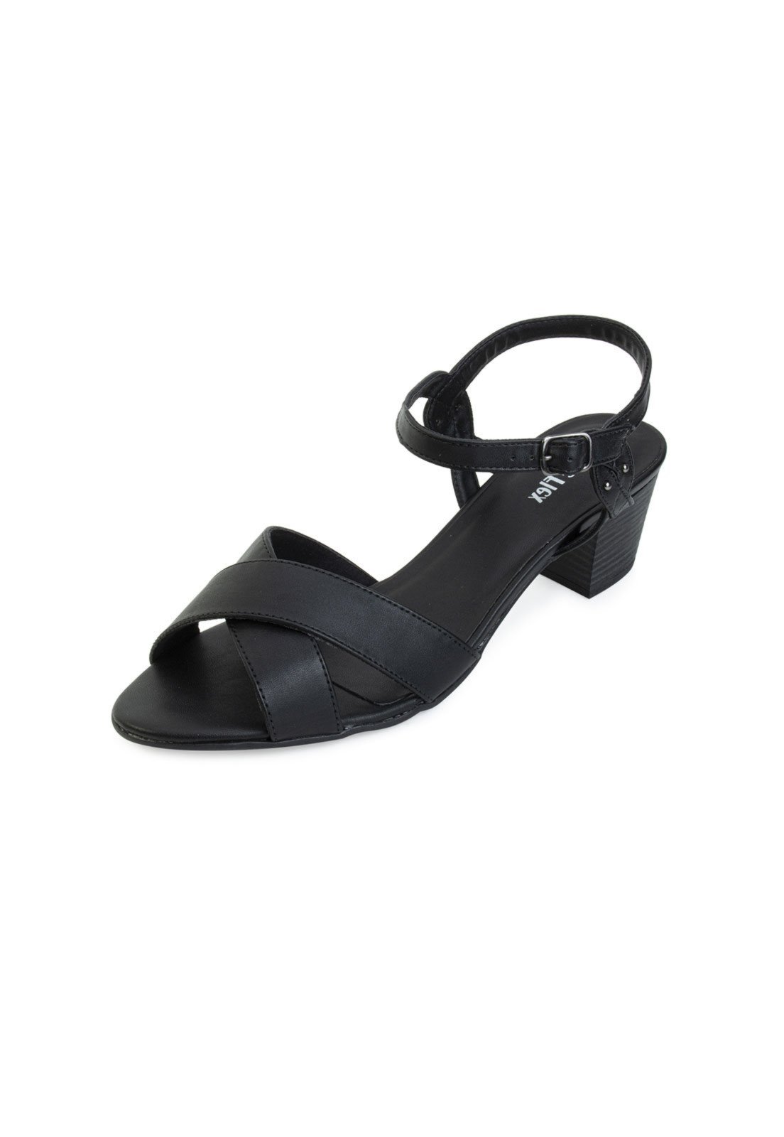 Sandália Salto Sense Flex AN22-512260 Preto