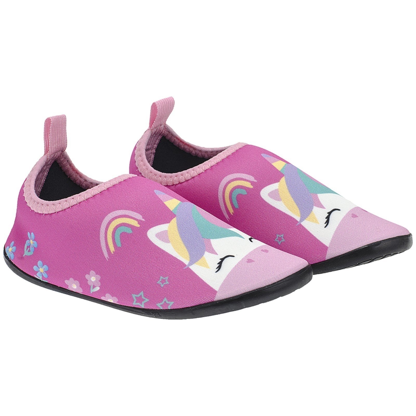 Vista 3 Infantil - Sapatilha Menina Sapatilha Aquatica Antiderrapante Piscina Unicórnio Angipé rosa Angipé rosa
