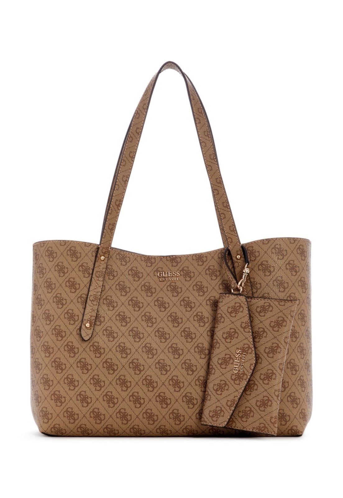 Vista 2 Bolsa Guess Brenton Tote Bege amarelo amarelo