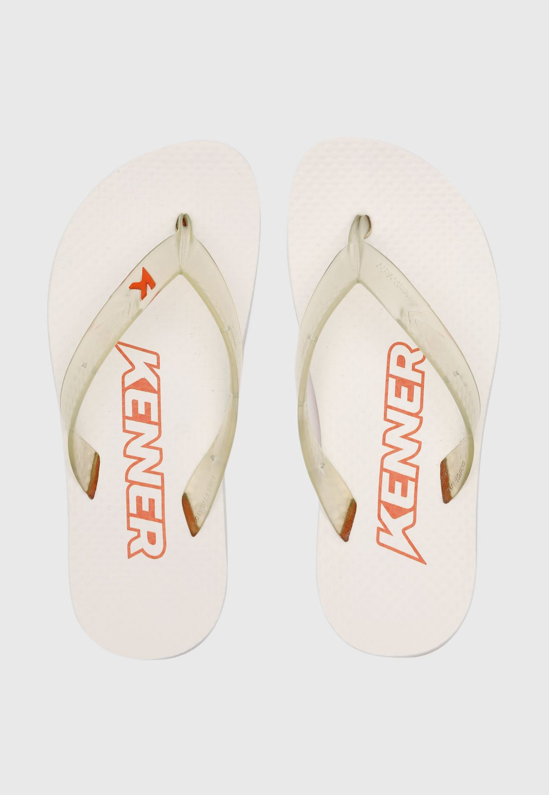 Chinelo Kenner Summer Tira Laranja Off-White