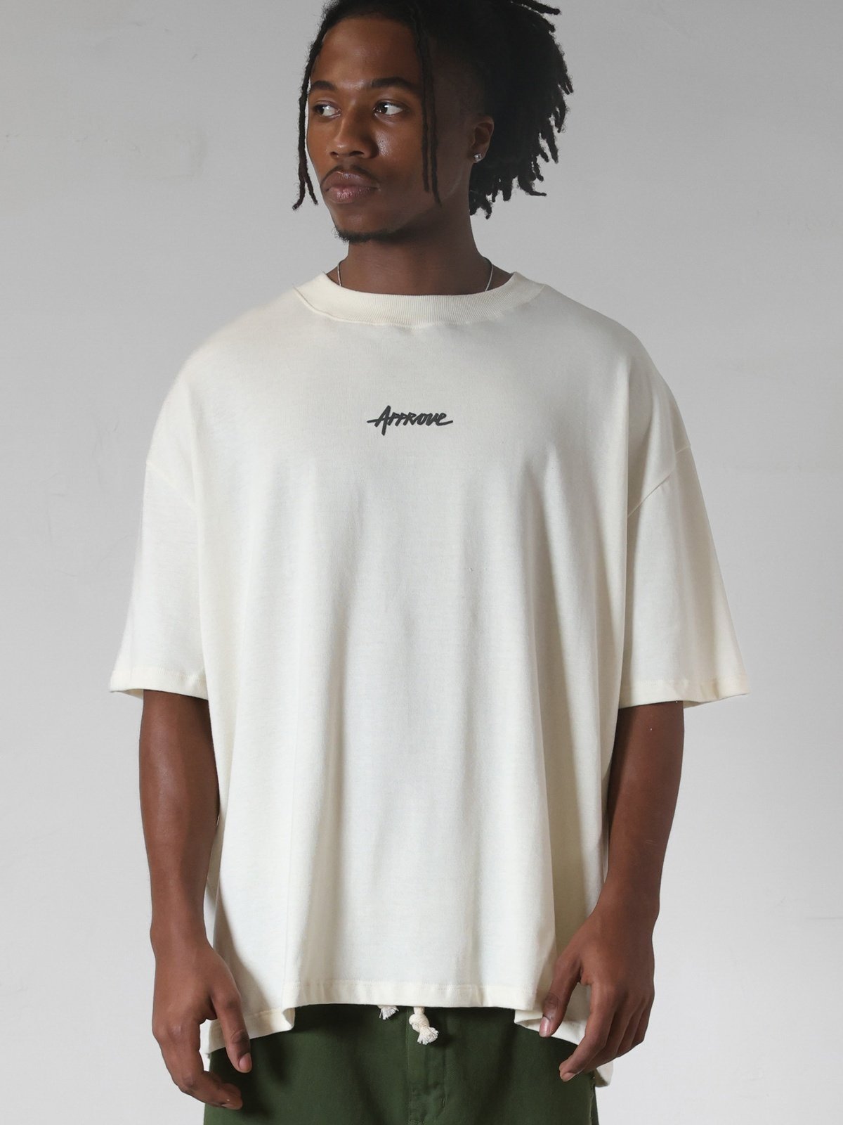 CAMISETA HUGE APPROVE ONLY - OFF WHITE