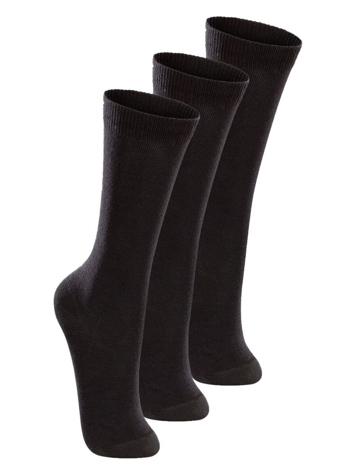 Kit 3 Pares de Meias 3/4 Lupo 2670-047 Preto