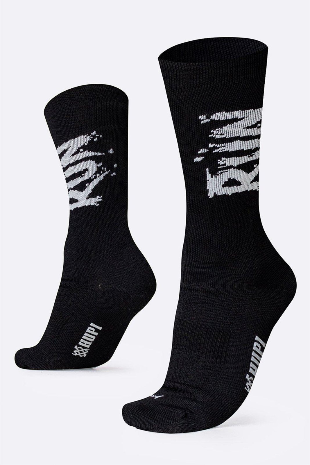 Meia HUPI Run Splash Preto Preto