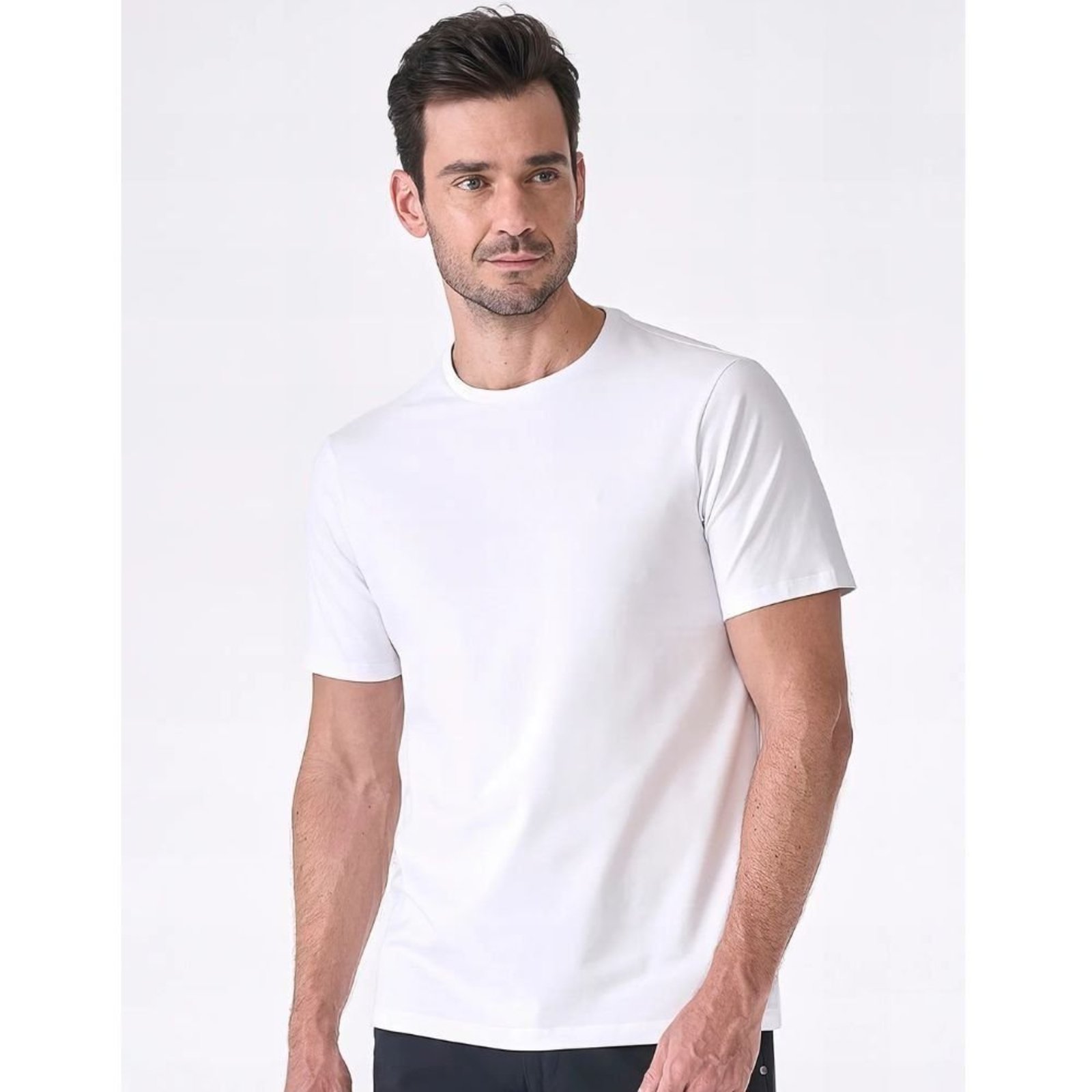 Camiseta Masculina Fideli Slim Branca TR00405023 - Branco - Fideli