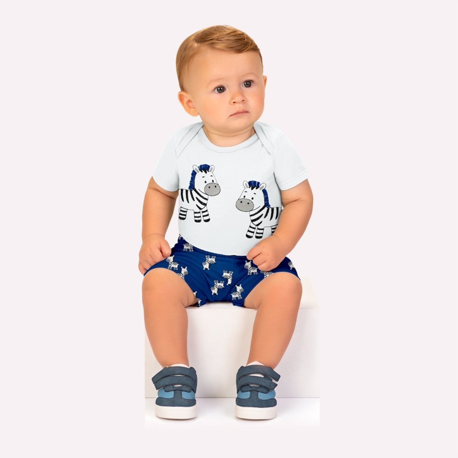 Infantil - Conjunto Menino Zebras Kyly