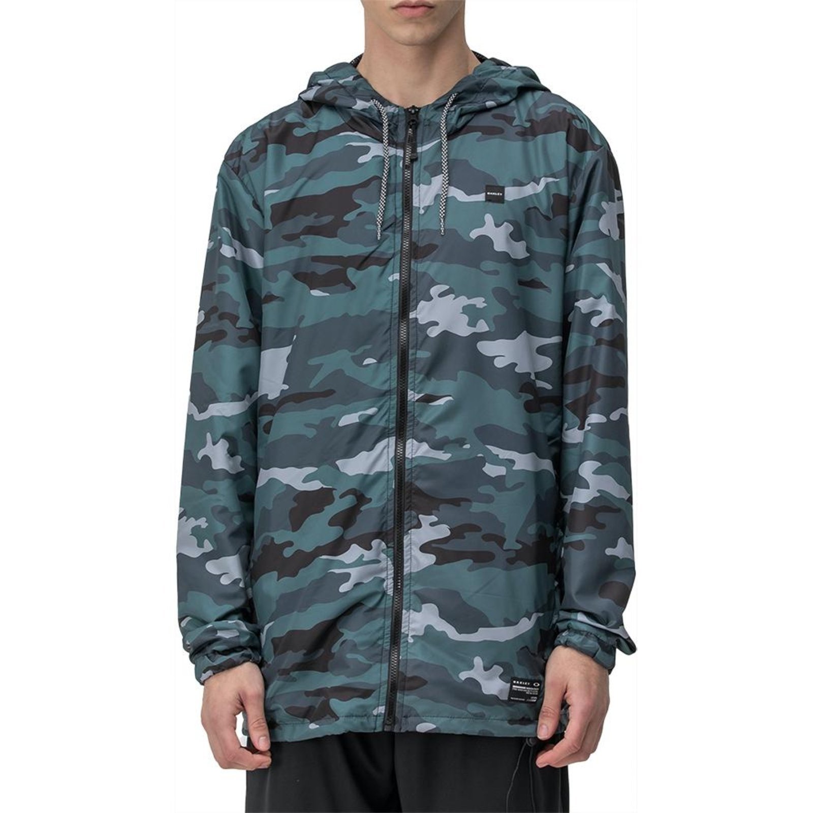 Jaqueta Oakley Camo Windbreaker II WT24 Masculina Blackout