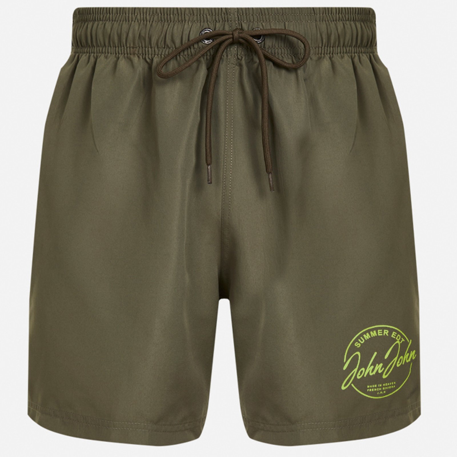 Short John John Summer Edit Marrom Masculino