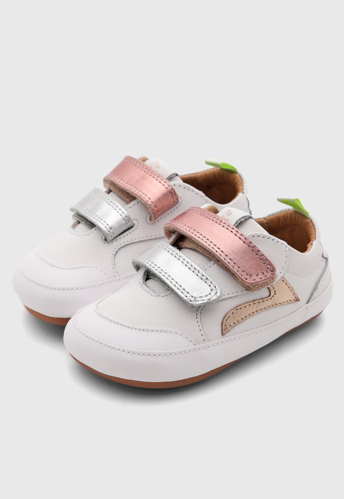 Infantil - Tênis Tip Toey Joey Couro Branco
