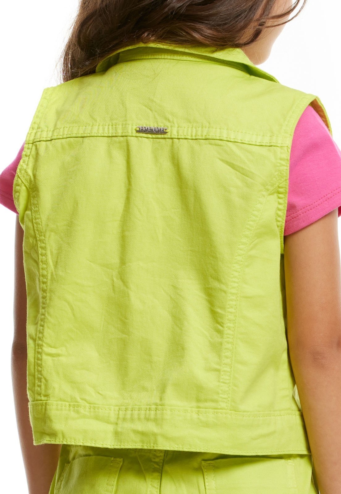 Infantil – Colete Sarja Verde Lima Poah Noah 10 Verde