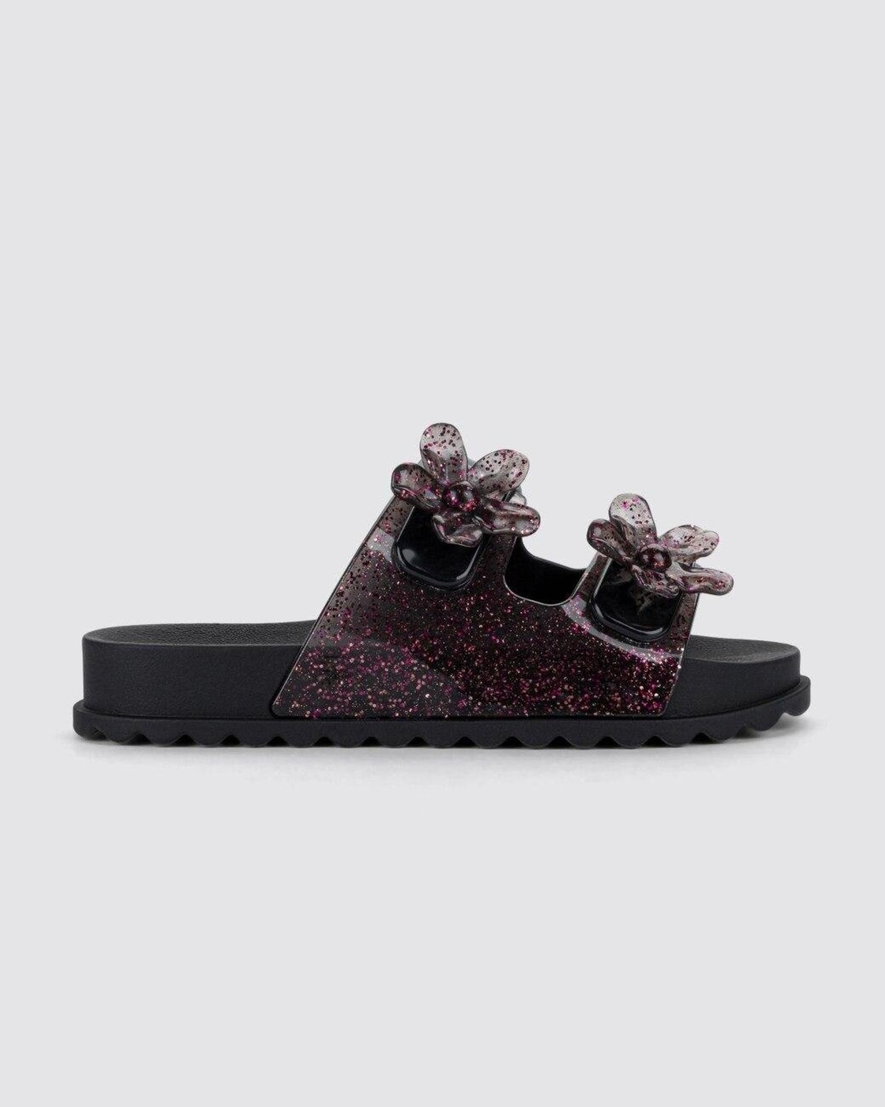Infantil - Sandália Zaxy Partner Flowers Preto