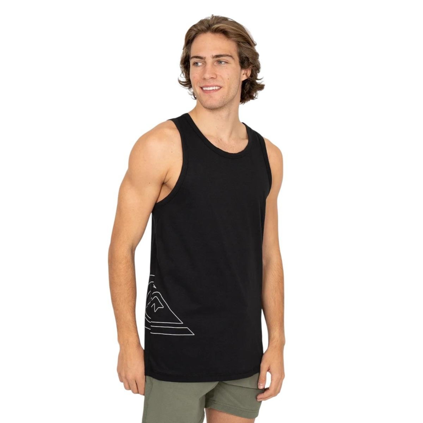 Regata Outline Side Logo- Quiksilver - Preto