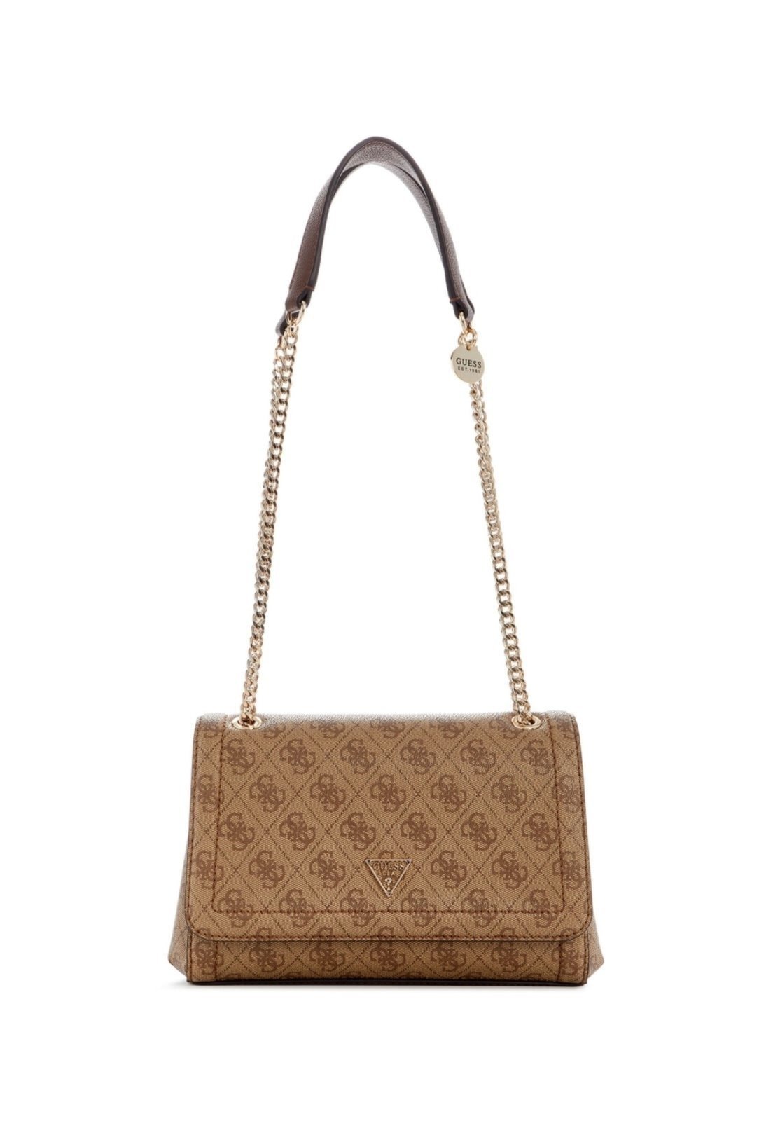 Bolsa Guess Noelle Ii Cnvrtble Xbody Flap Caramelo