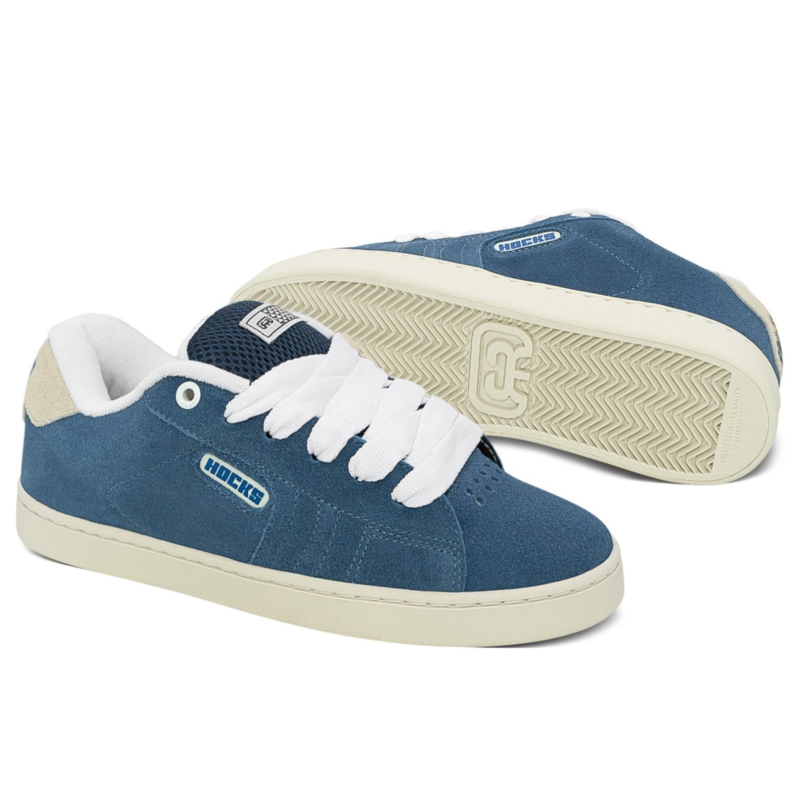 Tênis Hocks Ruas Skate Cobalto UV Unissex Azul