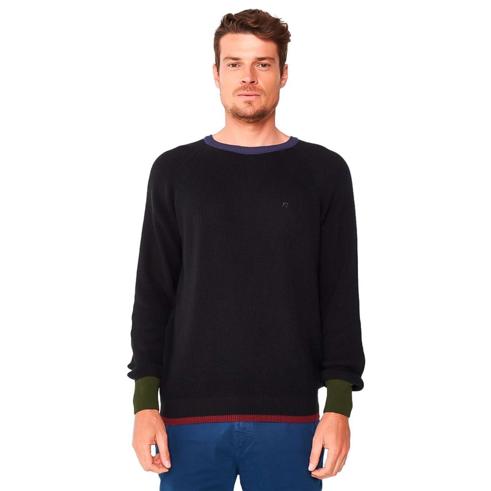 Suéter Tricô Colcci Slim OU25 Preto Masculino