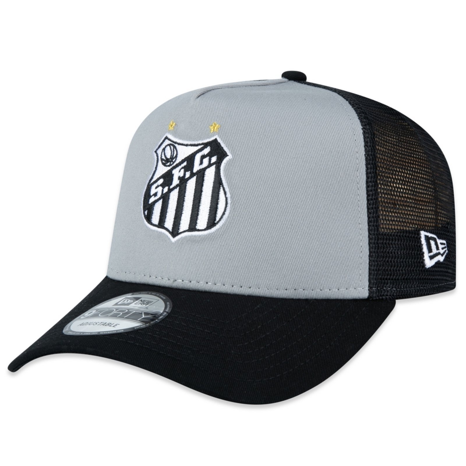 Boné New Era 9forty A-frame Trucker Sn Santos Cinza