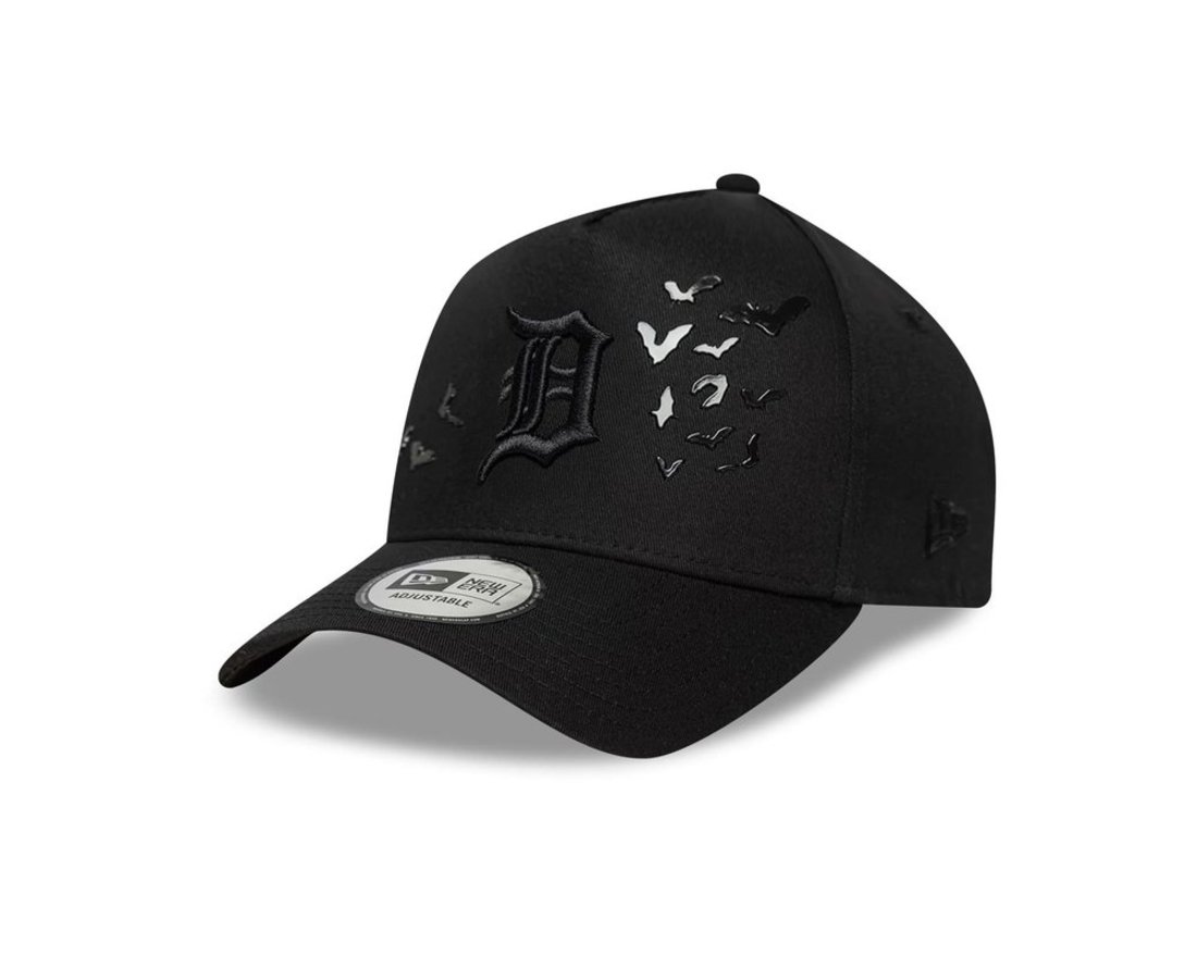 Bone New Era 9FORTY A-Frame Detroit Tigers MLB Halloween Pack Preto