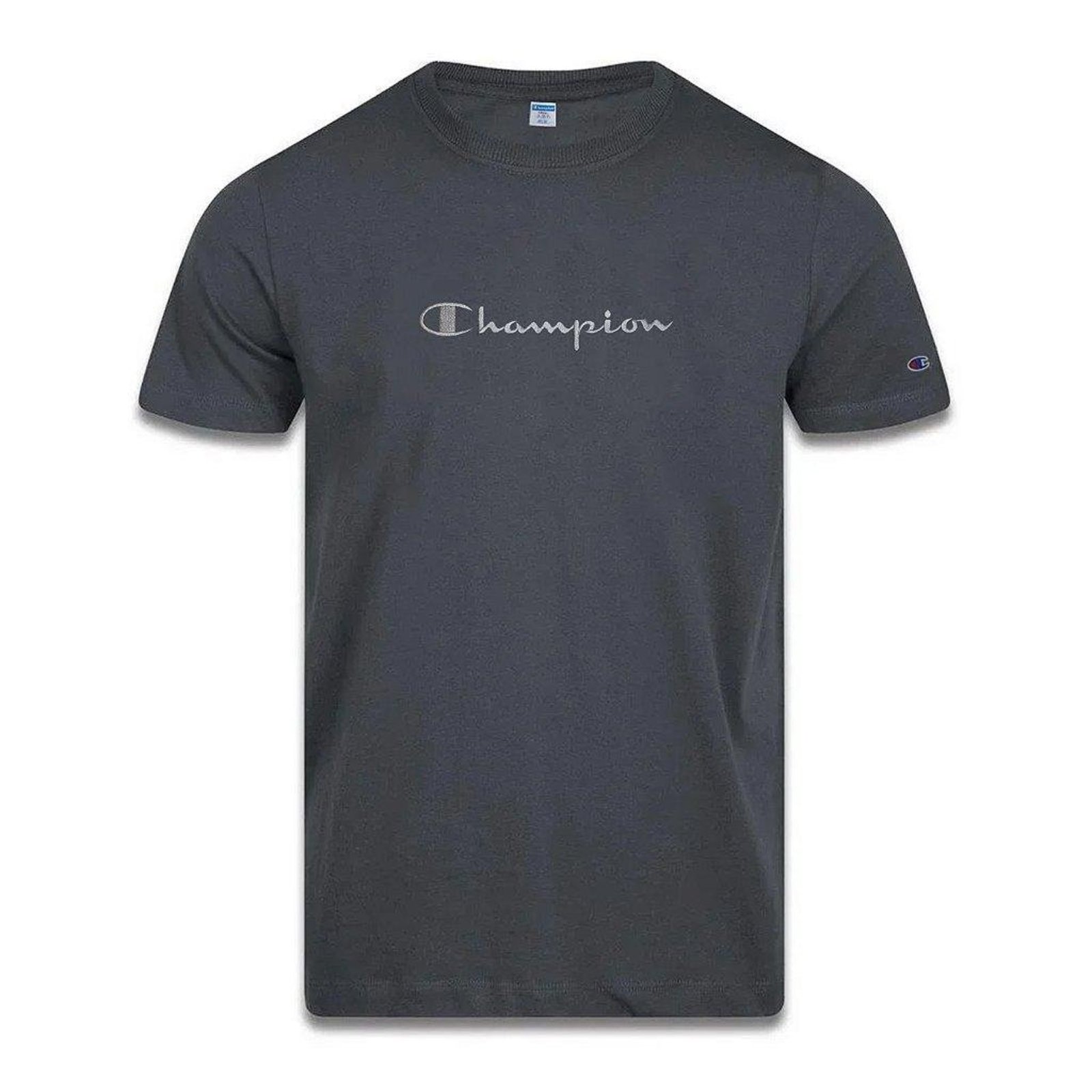 Camiseta Manga Curta Champion Malhão Script Peppercorn