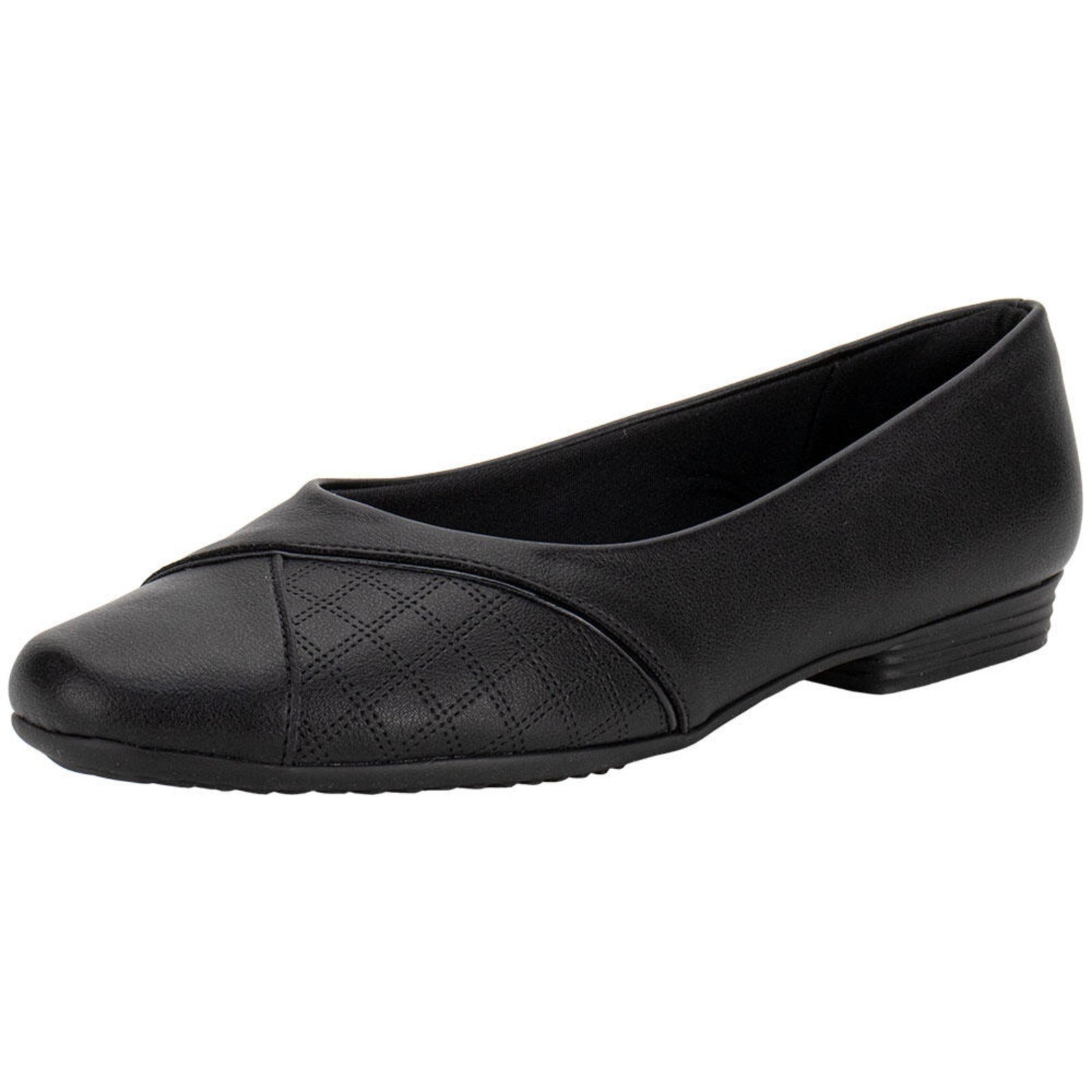 Vista 2 Sapatilha Feminina Flat Piccadilly 250265 A0085026 preto Piccadilly preto