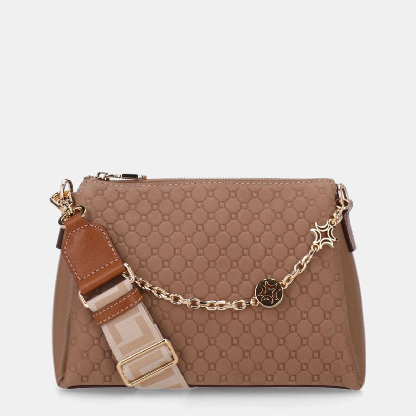 Bolsa Tiracolo Média Bison Ginger - 2000939 Luz da Lua