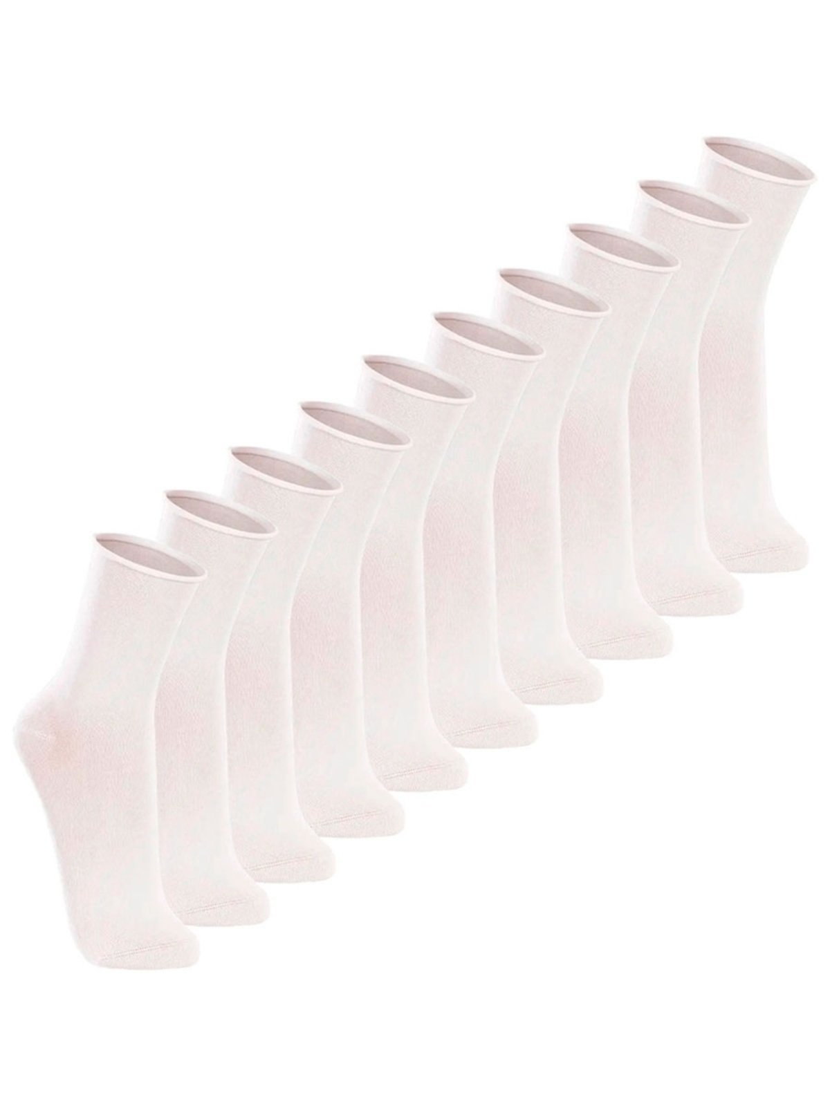 Kit com 10 Pares de Meias sem Punho Casual Lupo 1275-011