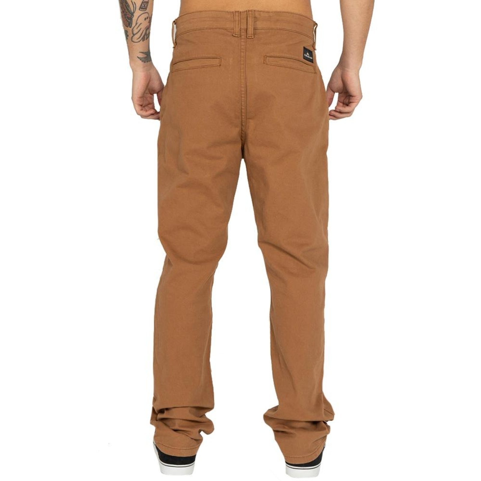 Calça Quiksilver Everyday Chino SM26 Masculina Mostarda