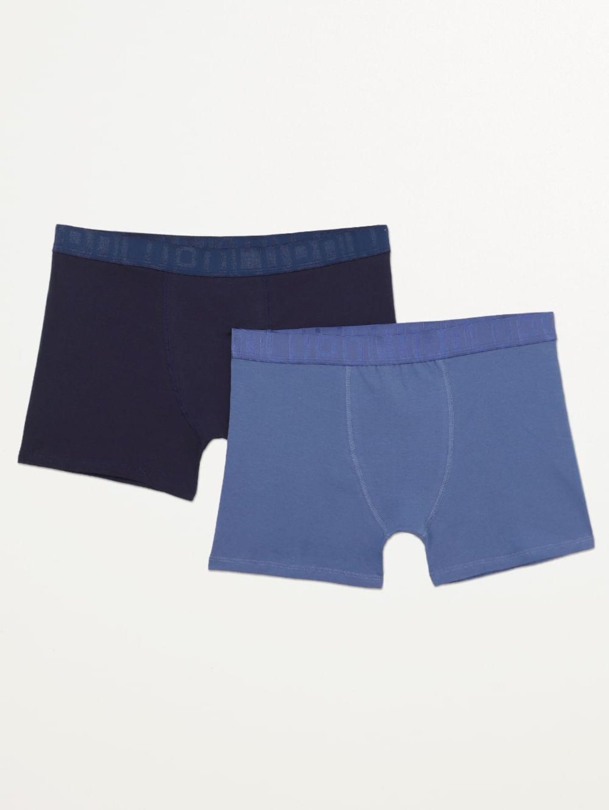Vista 2 Kit com 02 Cuecas Boxer Lupo Masculina MARINHO azul Lupo azul