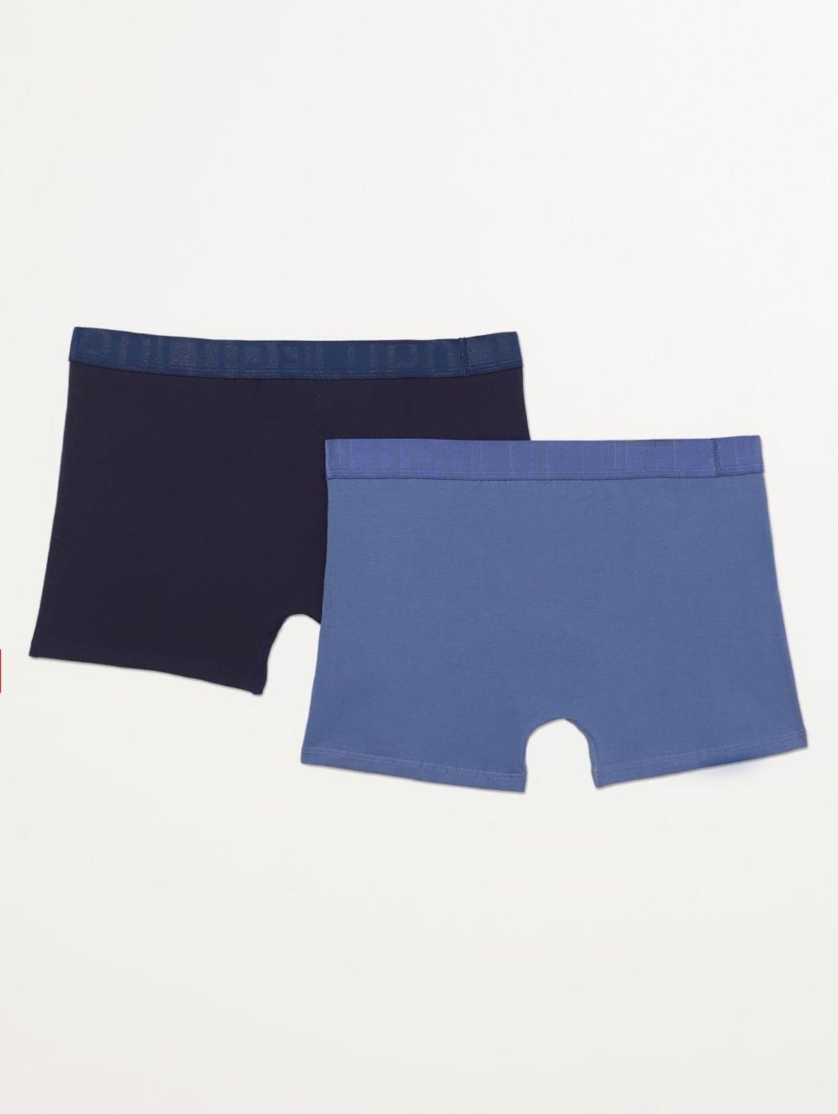 Vista 3 Kit com 02 Cuecas Boxer Lupo Masculina MARINHO azul Lupo azul