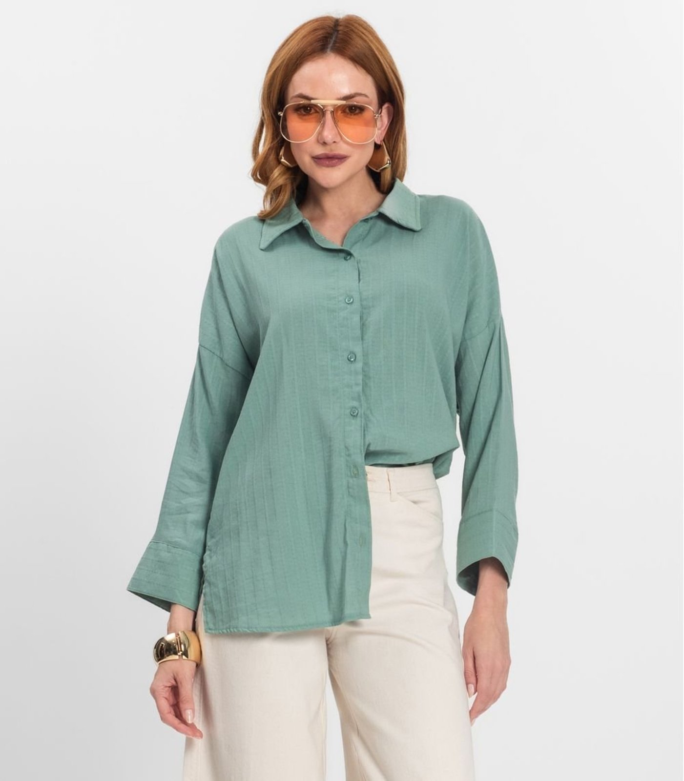 Camisa Feminina Manga Longa Endless Verde