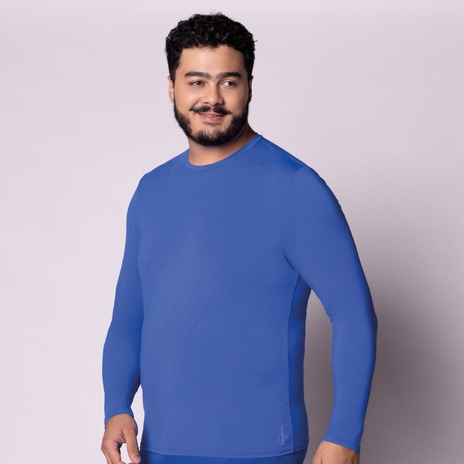 Camiseta Selene Proteção UV50+ Masculina Manga Longa Tamanho Especial