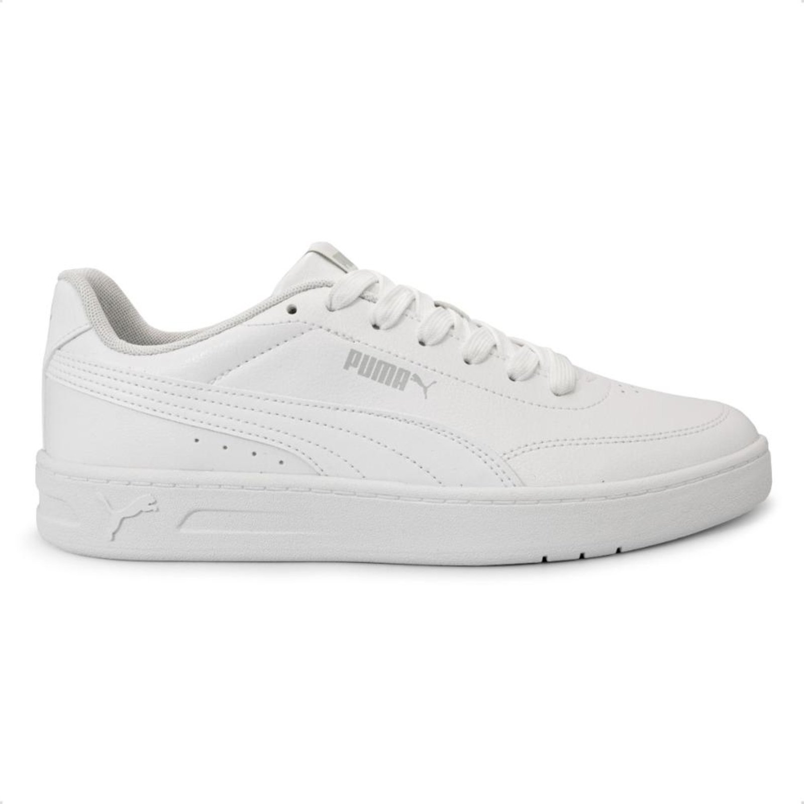Vista 2 Tênis Puma Unissex Court Classic Clean BDP branco Puma branco