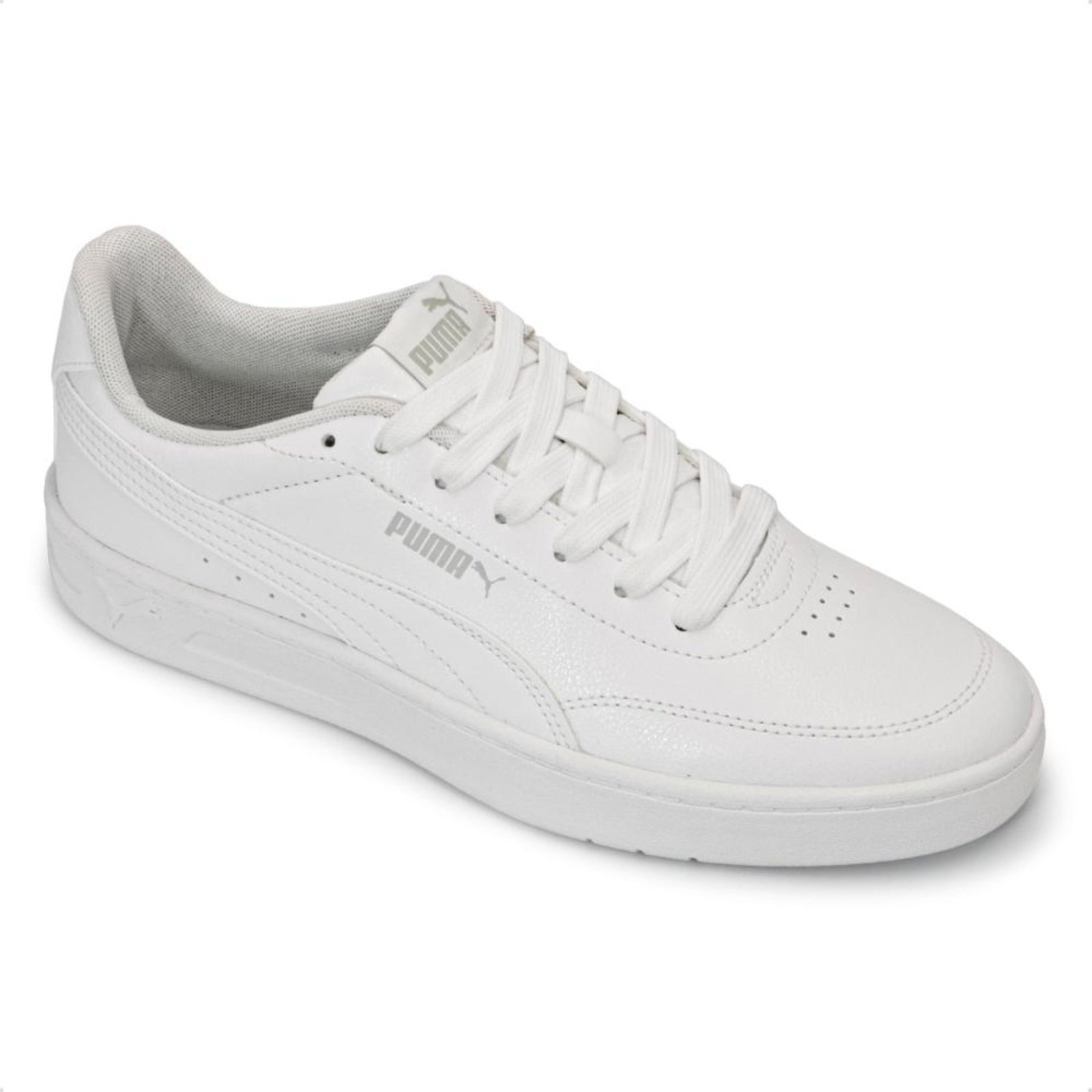 Vista 3 Tênis Puma Unissex Court Classic Clean BDP branco Puma branco