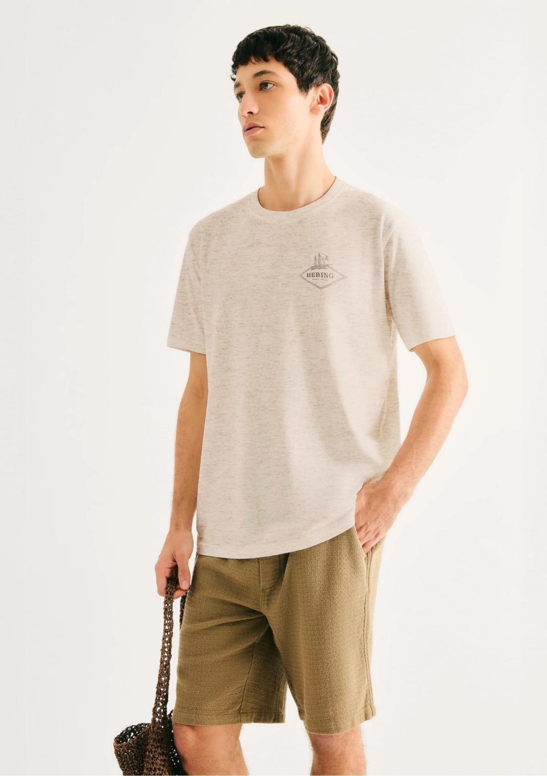 Camiseta Masculina Manga Curta Com Estampa