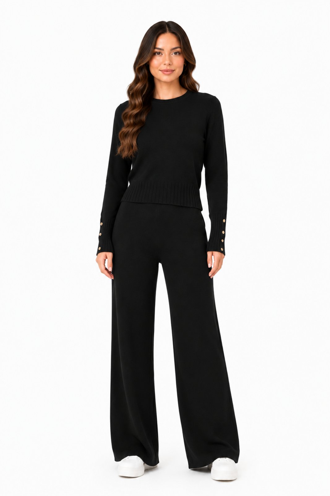Conjunto Tricot D Bell Outlet Fashion Preto