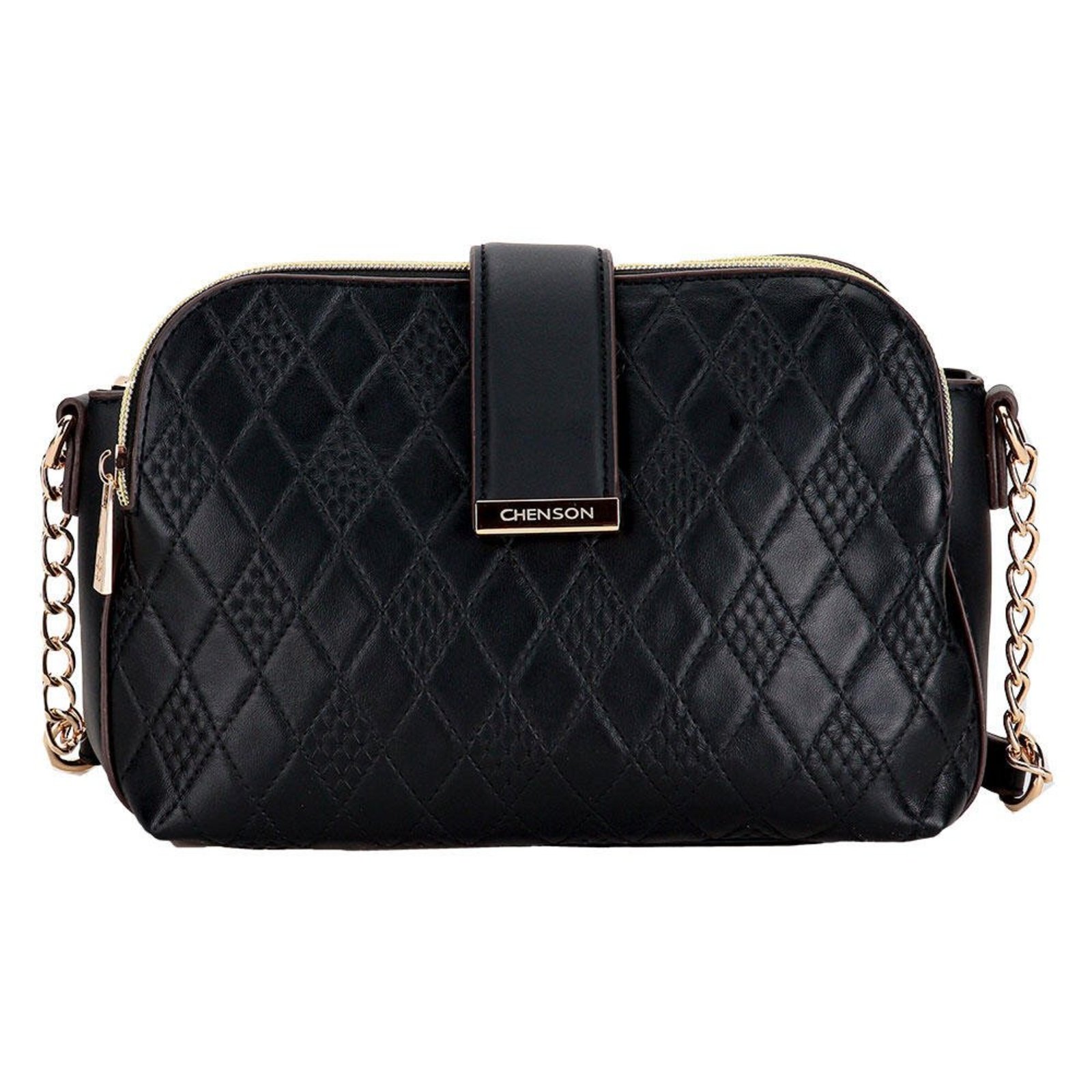 Bolsa Feminina Transversal Chenson Cg85262 1825262 Preto